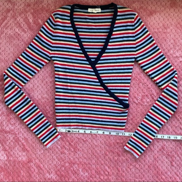 LA Hearts Striped Sweater - Picture 6 of 9